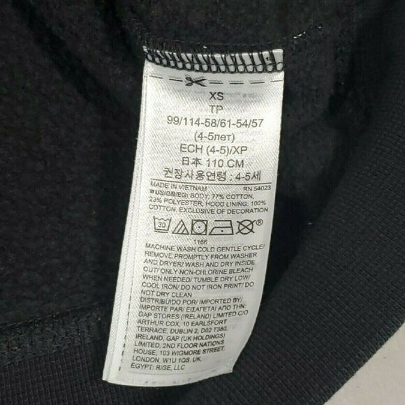 Gap Kids National Geographic Hoodie Sz XS Out Of This World Pullover - Picture 5 of 7